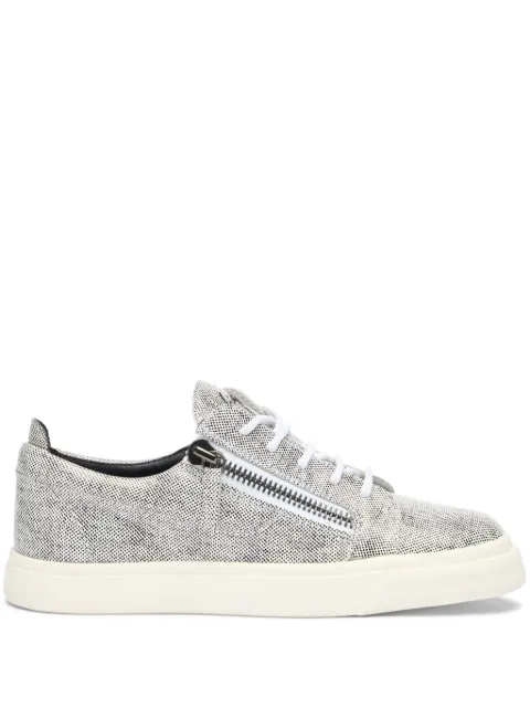Giuseppe Zanotti Gail leather low-top sneakers Black RW70134K25