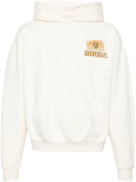 RHUDE Cresta Cigar cotton hoodie White RHSS24HO01012611