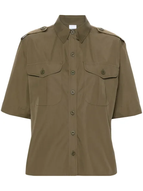 ASPESI button-up cotton shirt Green 5470D307