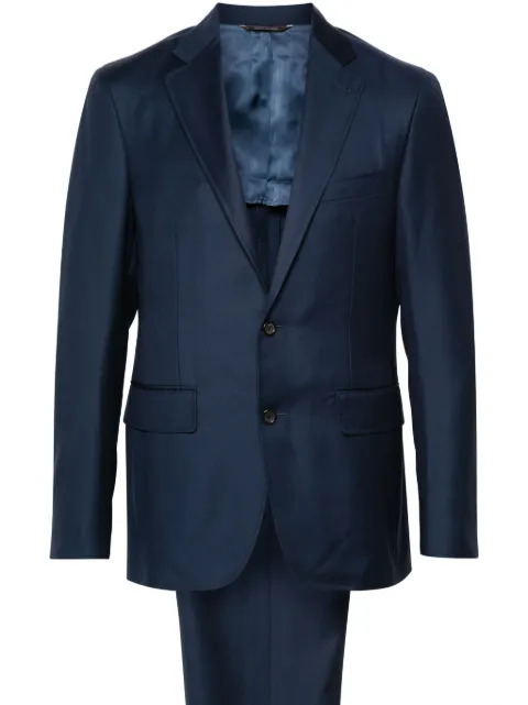 Canali single-breasted suit Blue 2527053AS10315