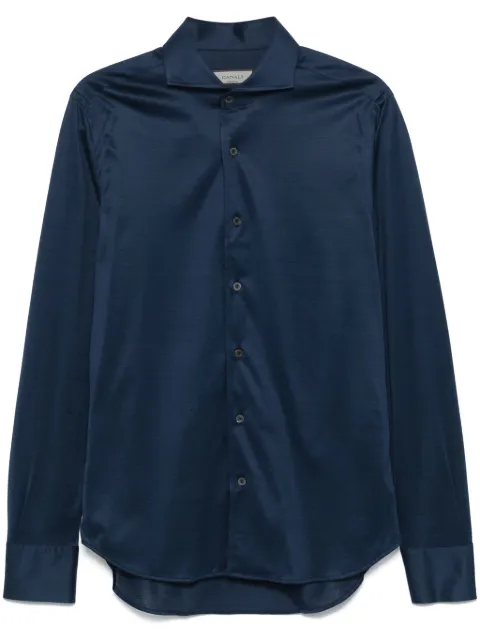 Canali cotton shirt Blue LX56GN02310