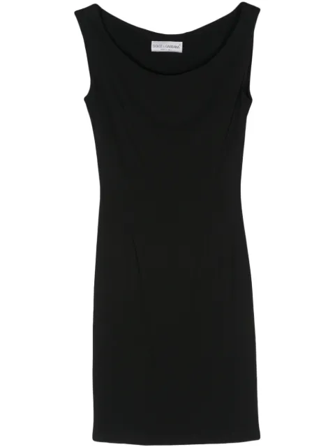Dolce & Gabbana Pre-Owned 2000s sleeveless mini dress Black DOG380RD