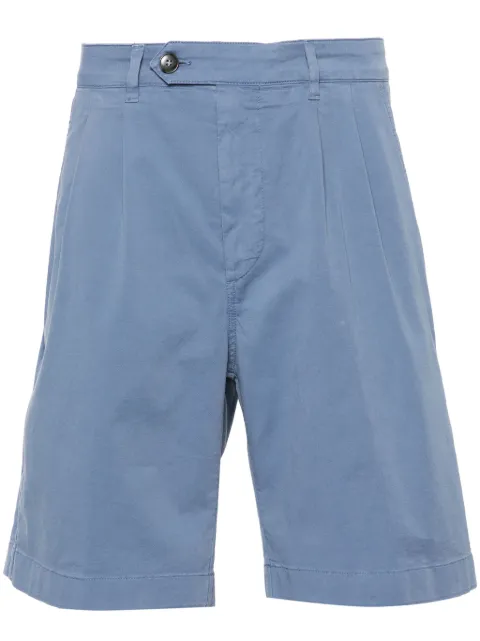 Canali mid-rise chino shorts Blue 95602PT00452