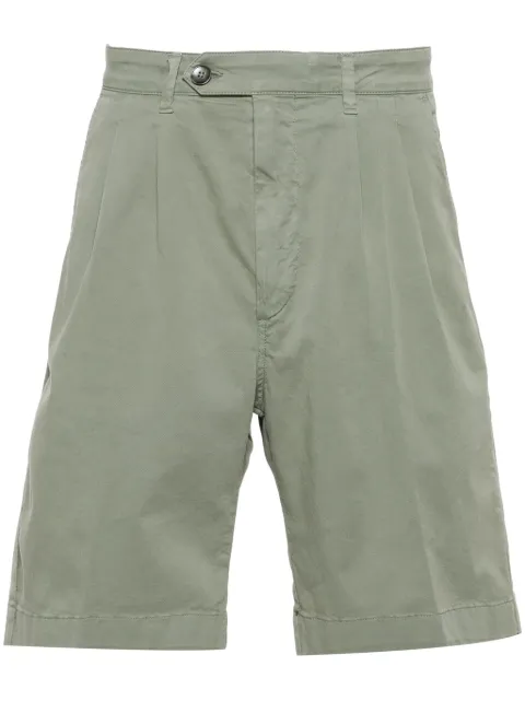 Canali mid-rise chino shorts Green 95602PT00452