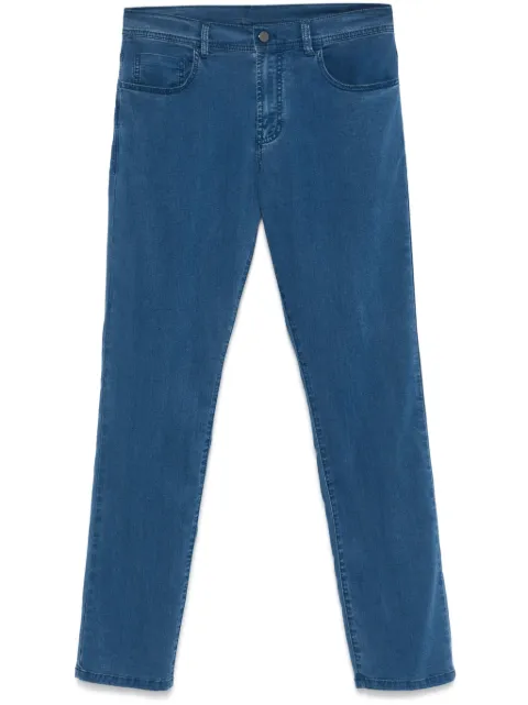Canali tapered trousers Blue 91807PD01216