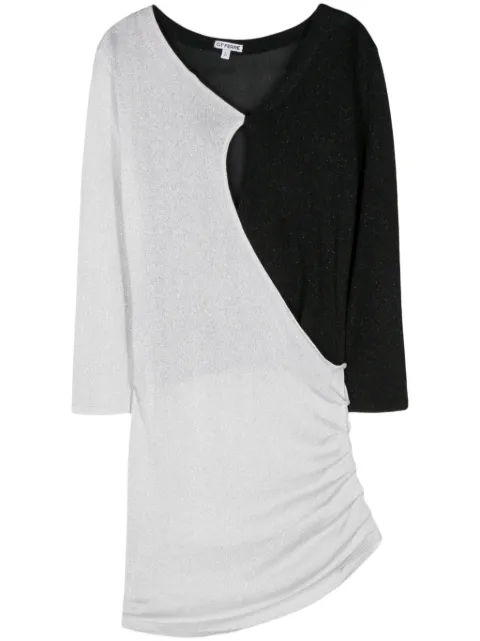 Gianfranco Ferré Pre-Owned 1990s colourblock dress Black GFF320RE