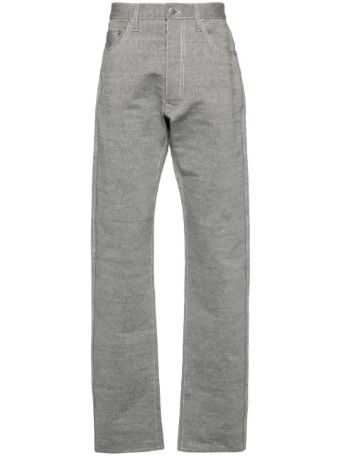 Maison Margiela four-stitch logo tapered jeans White S67LA0035M30006