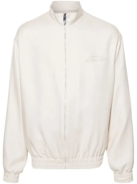 GCDS embroidered-logo sport jacket Neutrals A1CM2001TB1