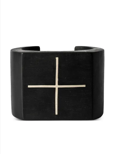 Parts of Four Crescent Plane bracelet Black 14026KUMA