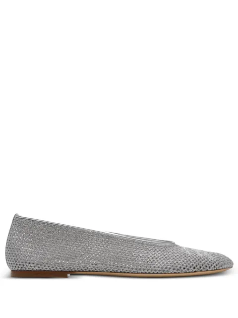 Burberry mesh ballerina shoes Silver 8088821