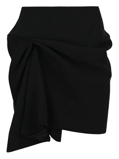 Maticevski asymmetric zip-up mini skirt Black SK519822
