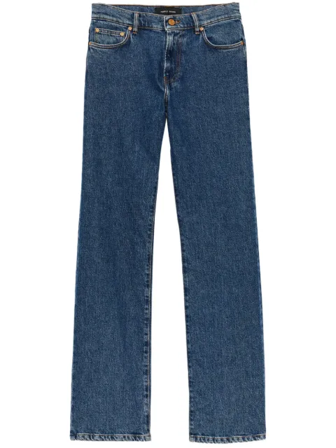 Purple Brand cut-out flared jeans Blue D1003SCDB224