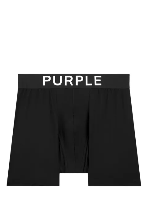 Purple Brand logo-print boxer briefs Black P801MCBB224