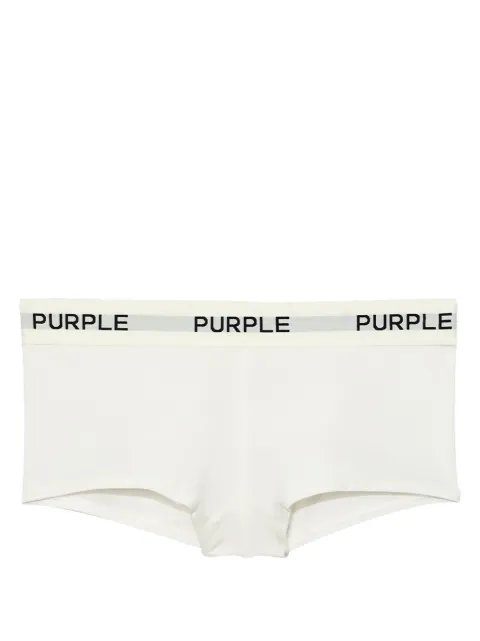 Purple Brand logo-waistband boxers White W8004SJHW224