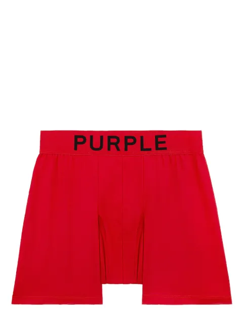 Purple Brand logo-print boxer briefs Red P801MCCR224
