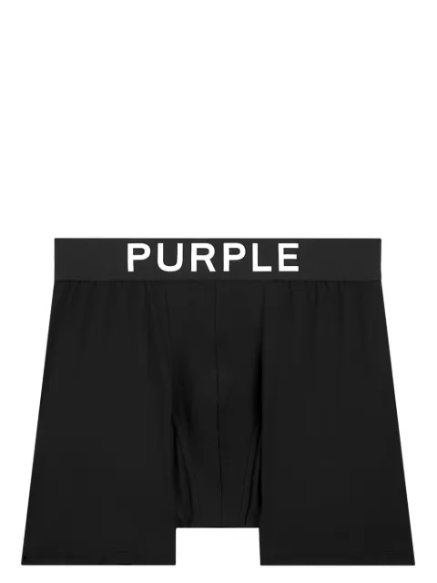 Purple Brand logo-print boxer briefs (set of three) Black P802MCMG224