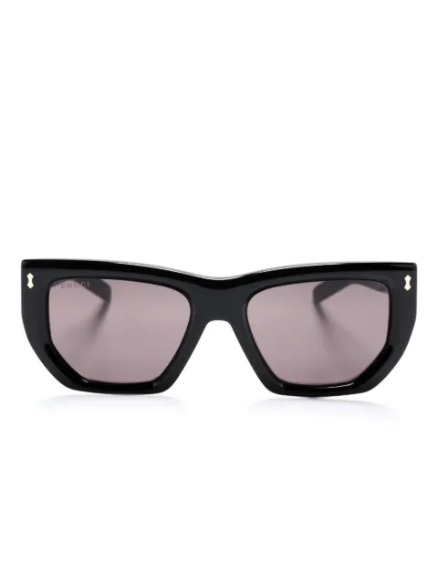 Gucci Eyewear geometric-frame sunglasses Black GG1520S001