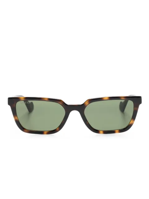 Gucci Eyewear rectangle-frame sunglasses Brown 778319J1691