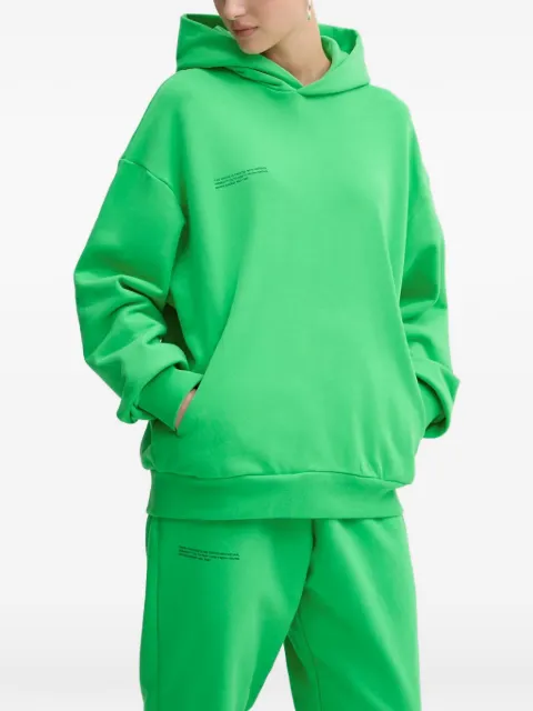 Pangaia lettering hoodie Green 10000180