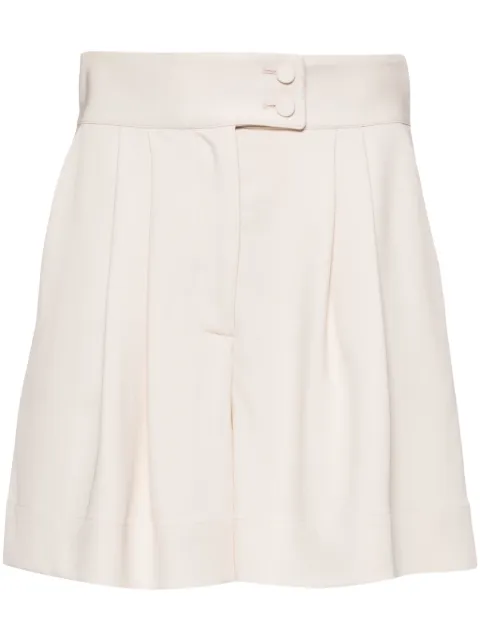 STYLAND pleated high-waist tailored shorts Neutrals 232300