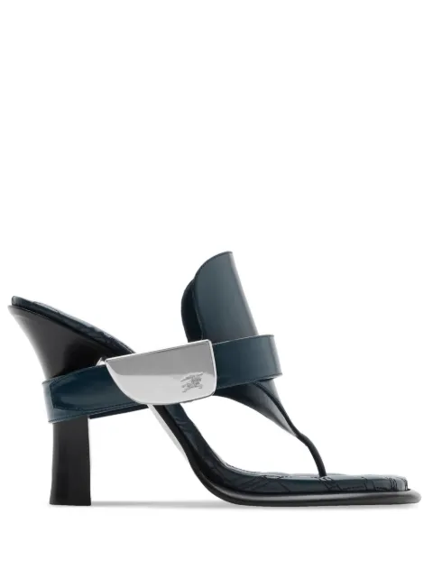 Burberry leather Bay sandals Blue 8084823