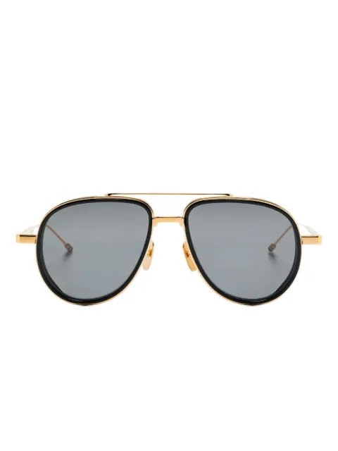 Thom Browne Eyewear pilot-frame sunglasses Gold UES929AG0003