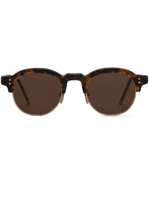 Thom Browne Eyewear tortoiseshell oval-frame sunglasses Brown UES920AG0003