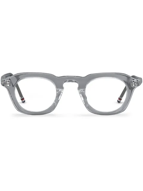 Thom Browne Eyewear square-frame transparent glasses White UEO414AG0002