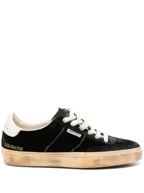 Golden Goose Soul-Star velvet sneakers Black GWF00464F005055
