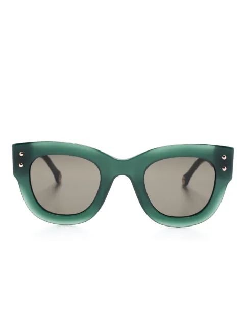 Carolina Herrera butterfly-frame sunglasses Green HER0222S