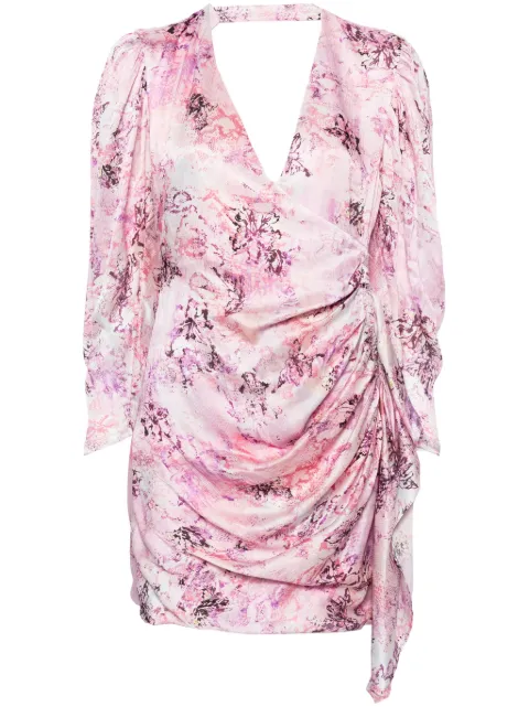 IRO floral-print mini dress Pink TIRMINAWP33