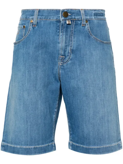 Jacob Cohën mid-rise denim shorts Blue UOE0133S2851