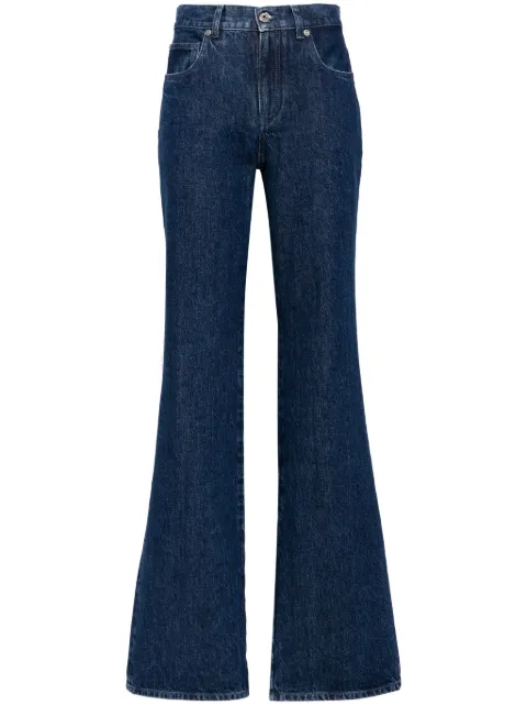Off-White mid-rise flared jeans Blue OWYA047C99DEN0014646