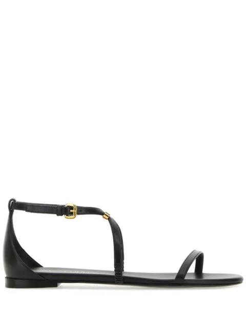 Alexander McQueen ankle-strap leather sandals Black 787159WIEX9
