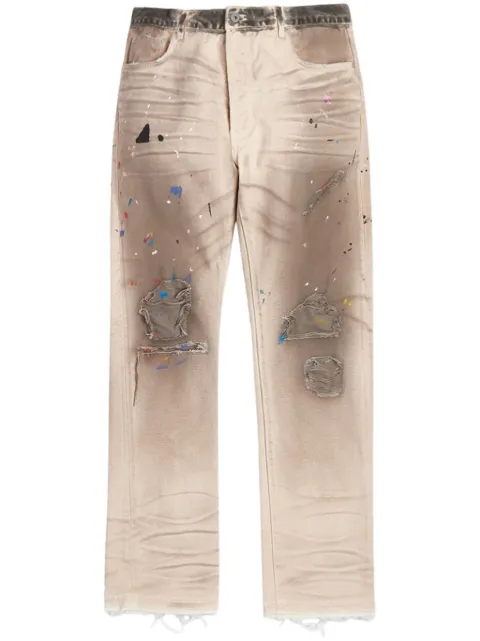 GALLERY DEPT. Hollywood distressed jeans Neutrals 5001BLWH