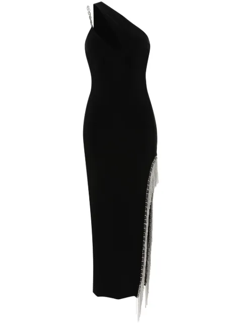 NISSA crystal-embellished maxi dress Black RS14971
