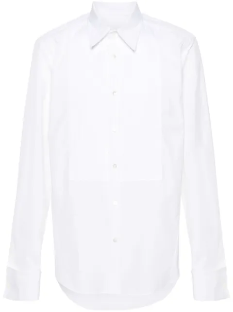 Lanvin pintuck-detail cotton shirt White RMSI03015600P24