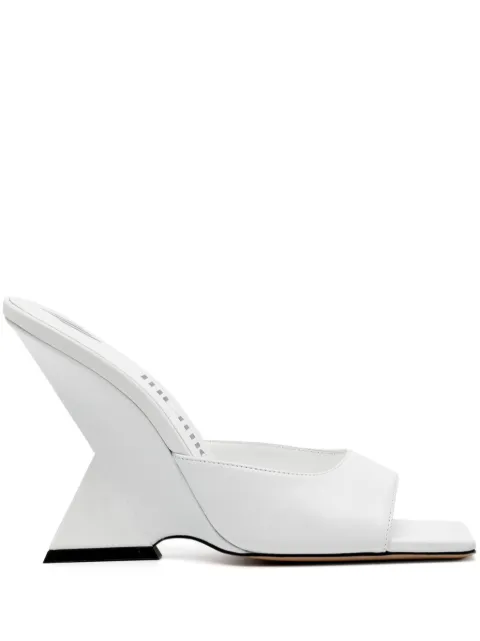 The Attico Cheope open-toe sandals White 242WS758L001