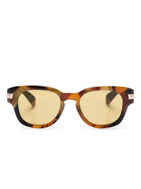 Gucci Eyewear tortoiseshell-effect square-frame sunglasses Brown GG1262S