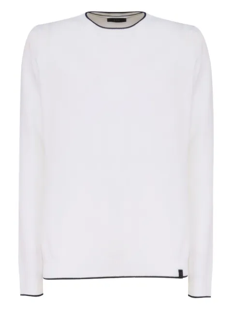 Fay cotton sweatshirt White NMMC1482350VTN