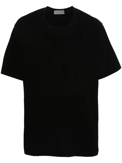 Yohji Yamamoto short-sleeves cotton T-shirt Black HST02070