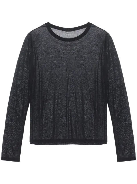 Baserange long-sleeve lyocell T-shirt Black TOLSBL000