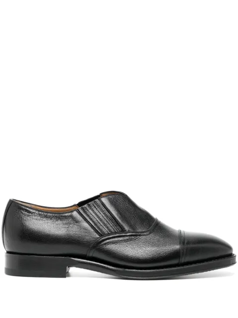 Bally elasticated-panels leather loafers Black MSF0C7CP036