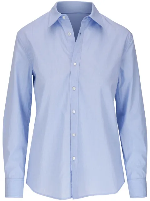 Nili Lotan long-sleeve cotton shirt Blue 12379W1247LBL