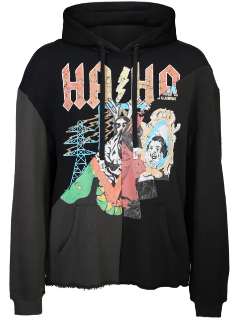 Haculla In Concert graphic-print hoodie Black HA08BDKH02
