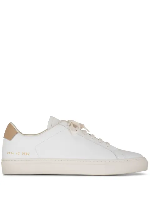 Common Projects leather lace-up sneakers White 24140502
