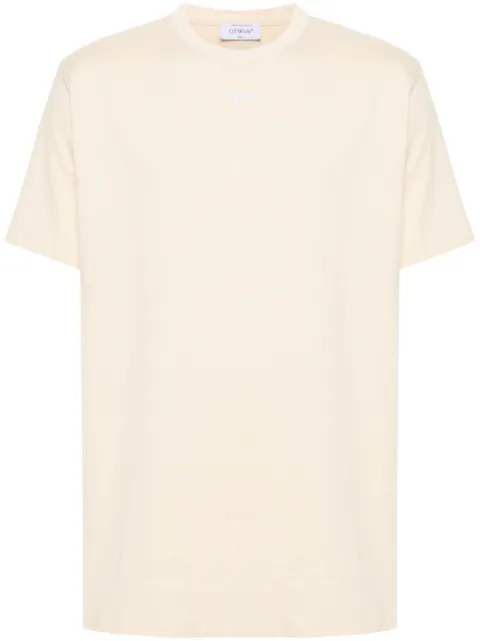 Off-White Arrows Emblem cotton T-shirt Neutrals OMAA027S24JER0020301