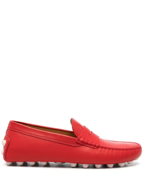 Tod's Gommino Bubble leather penny loafers Red XXW52K00010N6M