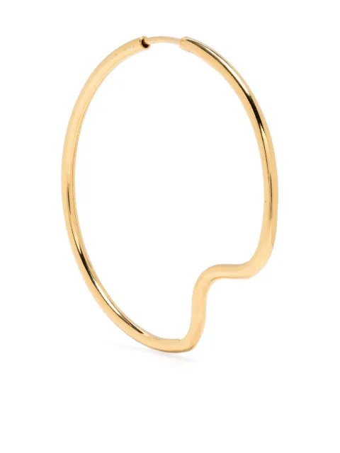 Maria Black Copenhagen 35 sculpted hoop earring Gold 101032YG35