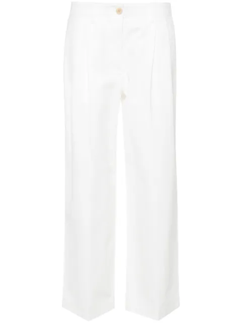 TOTEME relaxed chino trousers White 242WRB1641FB0103047